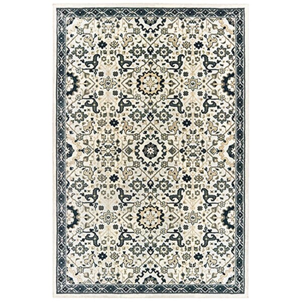 Oriental Weavers 9 ft. 10 in. x 12 ft. 10 in. Bowen Rectangular Area Rug Ivory B072J2300390ST - main